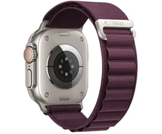 TECH-PROTECT NYLON PRO APPLE WATCH 8 / 9 / 10 / 11 / 12 / SE / ULTRA (44 / 45 / 46 / 49 MM) tamsiai bordinė
