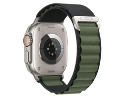 TECH-PROTECT NYLON PRO APPLE WATCH 8 / 9 / 10 / 11 / 12 / SE / ULTRA (44 / 45 / 46 / 49 MM) JUODA / ŽALIA