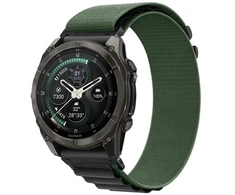 TECH-PROTECT NYLON PRO GARMIN FENIX 5X / 5X PLUS / 6X / 6X PRO / 7X / 8 / 8 PRO / 9 / 9 PRO (51 MM) Žalias/Juodas