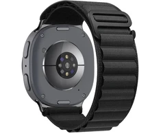 „Tech-Protect NYLON PRO“ Samsung Galaxy WATCH 8 / 9 / CLASSIC (40 / 44 / 46 MM) Juodas