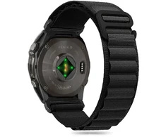Tech-Protect nylon Pro Garmin Fenix 5 / 6 / 6 Pro / 7 / 8 (47 mm) / E juodos spalvos