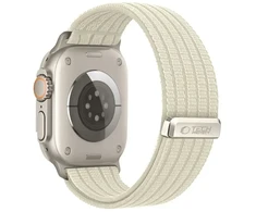 Tech-Protect Nylon Sport Strap, skirtas Apple Watch 44 / 45 / 46 / 49 mm – smėlio spalvos