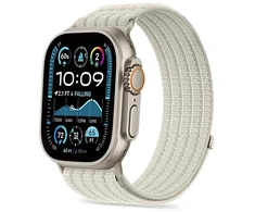 Tech-Protect Nylon Sport Strap, skirtas Apple Watch 44 / 45 / 46 / 49 mm – smėlio spalvos