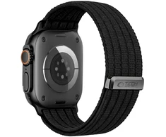 Tech-Protect Nylon Sport Strap for Apple Watch 44 / 45 / 46 / 49 mm - Juodas