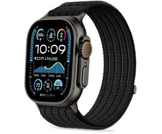 Tech-Protect Nylon Sport Strap for Apple Watch 44 / 45 / 46 / 49 mm - Juodas