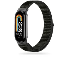 Tech-Protect Nylon strap for Xiaomi Smart Band 8 | 8 NFC - juodas