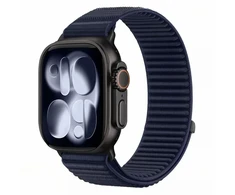TECH-PROTECT NYLONLOOP APPLE WATCH 8 / 9 / 10 / 11 / 12 / SE / ULTRA (44 / 45 / 46 / 49 MM) TAMSIAI MĖLYNA