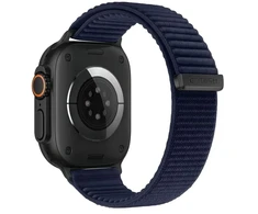 TECH-PROTECT NYLONLOOP APPLE WATCH 8 / 9 / 10 / 11 / 12 / SE / ULTRA (44 / 45 / 46 / 49 MM) TAMSIAI MĖLYNA