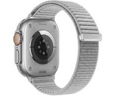 TECH-PROTECT NYLONLOOP APPLE WATCH 8 / 9 / 10 / 11 / 12 / SE / ULTRA (44 / 45 / 46 / 49 MM) ŠVIESIAI PILKA