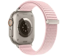 TECH-PROTECT NYLONLOOP APPLE WATCH 8 / 9 / 10 / 11 / 12 / SE / ULTRA (44 / 45 / 46 / 49 MM) MILTELINĖS ROŽINĖS SPALVOS