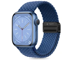 Mėlyna apyrankė Apple Watch 6 / 7 / 8 / 9 / 10 / SE (40 / 41 / 42 mm) "Tech-Protect Nylonmag"