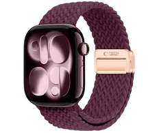 TECH-PROTECT NYLONMAG APPLE WATCH 8 / 9 / 10 / 11 / 12 / SE / ULTRA (44 / 45 / 46 / 49 MM) tamsiai bordinė