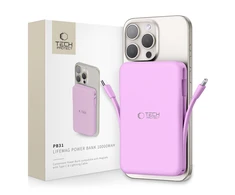 Tech-Protect PB31 MagSafe 10000mAH Power Bank – violetinės spalvos