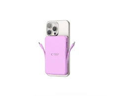Tech-Protect PB31 MagSafe 10000mAH Power Bank – violetinės spalvos
