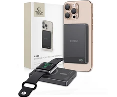Tech-Protect PB33 LifeMag MagSafe 5000mAH powerbank – juodos spalvos