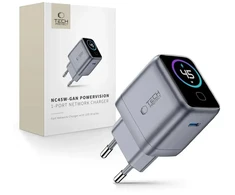 Tech-Protect POWERVISION NC45W-GAN 1 PRIEVADO TINKLO ĮKROVIKLIS PD 45W TAMSIAI PILKAS