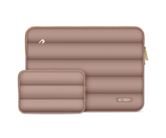 Nešiojamo kompiuterio dėklas 15″ – 16″ Tech-Protect Puffy Walnut