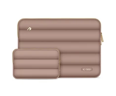 Nešiojamo kompiuterio dėklas 15″ – 16″ Tech-Protect Puffy Walnut