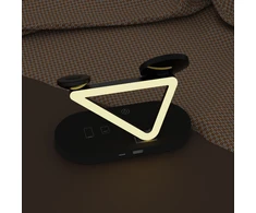 Tech-Protect QI15W-A41 3in1 belaidis įkroviklis su MagSafe for Apple Devices – juodos spalvos