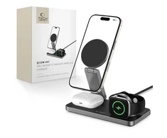 Tech-Protect QI15W-A47 MagSafe 3in1 indukcinis įkroviklis + USB-C laidas - Juodas