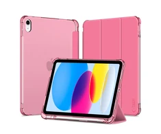 Tech-Protect SC Pen Hybrid Apple iPad 10 / 2022 / 11″ 11 / 2025 – Rožinė – dėklas planšetei skaidrus