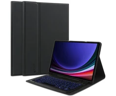 Dėklas Samsung Galaxy Tab S9 FE 10.9 Tech-Protect SC Pen + Klaviatūra juodos spalvos