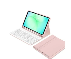 Tech-Protect SC Pen dėklas skirtas Samsung Galaxy Tab A9 / A11 8.7 X110 / X115 / X133 / X135 – rožinės spalvos