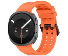 „Tech-Protect SILICONE AIR“ Samsung Galaxy WATCH 8 / 9 / CLASSIC (40 / 44 / 46 MM) TANGARINE Oranžinis