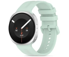 „TECH-PROTECT SILICONE EVO SAMSUNG GALAXY WATCH 8 / 9 / CLASSIC“ (40 / 44 / 46 MM) MĖTŲ SPALVOS KREMINIS