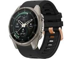 TECH-PROTECT silikoninis GARMIN FENIX 5S / 5S PLUS / 6S / 6S PRO / 7S / 8 / 9 / 9 PRO (43 MM) juodas