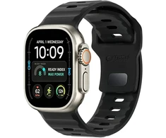 Tech-Protect SILICONE LINE WATCH 8 / 9 / 10 / 11 / 12 / SE / ULTRA (44 / 45 / 46 / 49 MM) Juodas