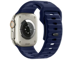 Tech-Protect SILICONE LINE WATCH 8 / 9 / 10 / 11 / 12 / SE / ULTRA (44 / 45 / 46 / 49 MM) ATLANTIC Mėlynas