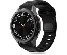 Apyrankė Samsung Galaxy Watch 4 / 5 / 5 Pro / 6 / 7 / FE Tech-Protect silikoninė juodos spalvos
