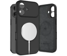 Dėklas TECH-PROTECT SILICONE MAGSAFE IPHONE 17 Juodas