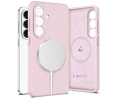 Dėklas Tech-Protect Silicone MagSafe Samsung Galaxy S26 Rožinė Pearl