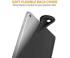 Tech-Protect SmartCase case for iPad 9.7'' 5 | 6 2017-2018 - juodas