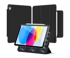 „Tech-Protect Smartcase Magnetic“, skirtas „iPad 10.9“ (2022 m.) / „iPad 11“ (2025 m.) - juodas