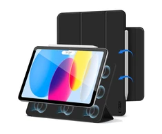 „Tech-Protect Smartcase Magnetic“, skirtas „iPad 10.9“ (2022 m.) / „iPad 11“ (2025 m.) - juodas