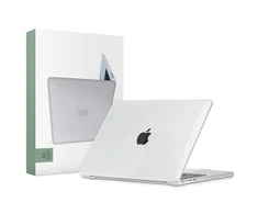 Tech-Protect SmartShell dėklas Apple MacBook Air 13" M2 / M3 / 2022-2024 – skaidrus
