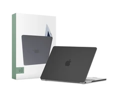 Tech-Protect SmartShell dėklas Apple MacBook Air 13" M2 / M3 / 2022-2024 – matinės juodos spalvos