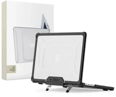 „Tech-Protect SmartShell Pro“ dėklas, skirtas „Macbook Pro 14 M1 / M2 / M3 / M4 / M5“ 2021–2025 m. – juodas ir skaidrus