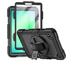 DėklasTech-Protect Solid skirtas Samsung Galaxy Tab A9 / A11 8.7 X110 / X115 / X133 / X135 – juodos spalvos