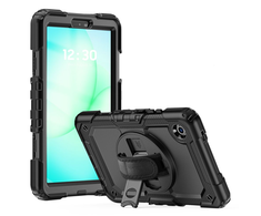 DėklasTech-Protect Solid skirtas Samsung Galaxy Tab A9 / A11 8.7 X110 / X115 / X133 / X135 – juodos spalvos