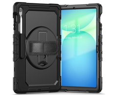 Tech-Protect Solid dėklas skirtas Samsung Galaxy Tab S10 FE+ – juodos spalvos