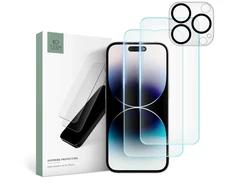 Tech-Protect Supreme Set Apple iPhone 14 Pro Max 2x Apsauginis stiklas Ekranas / Apsauginis stiklas Camera