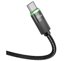 Tech-Protect UB20T Ultraboost USB Type-C laidas PD100W/5A 180cm - Juodas