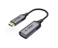 Tech-Protect UltraBoost HDMI / VGA FULL HD 60 Hz adapteris - juodas