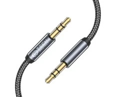 Tech-Protect UltraBoost cable 3.5mm mini jack | 3.5mm mini jack 1.5m - juodas