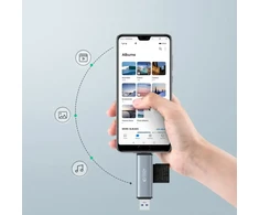 Tech-Protect ultraboost card reader SD &amp; Micro SD pilkas