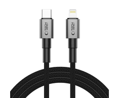 Tech-Protect Ultraboost DNA USB-C / Lightning PD27W/3A laidas 200 cm - pilka